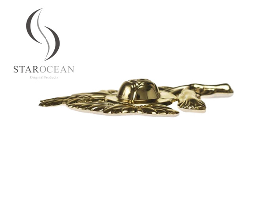 Golden classic design plastic coffin decoration accessories factory price PF01