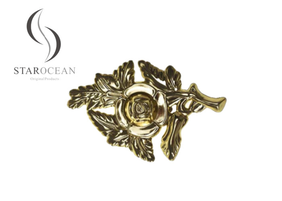 Golden classic design plastic coffin decoration accessories factory price PF01